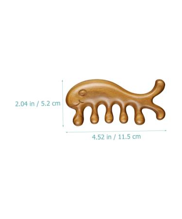 Magiclulu Wooden Scalp Massage Comb - Comfort & Style for Hairdressing | International Shipping - Buy Online on GoSupps.com