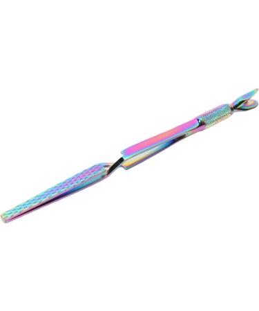 Nail Shaping Tweezers Double End Portable Nail Cuticle Pusher Stylish Look for Home (Multicolor) - Buy Online on GoSupps.com