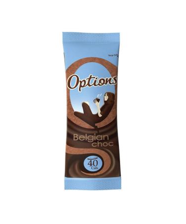 Options Lot de 100 sachets de chocolat belge à faible teneur en calories - Pour maison, restaurant, buffet, bar, café