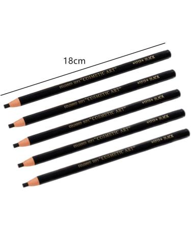 12Pcs Black Waterproof Eyebrow Pencils for Tattoo and Contouring Tattoo and Makeup - Buy Online on GoSupps.com