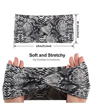 MarchQueen Fashion Headbands for Women - Elastic Twisted Criss Cross Hair Bands - Turban Headwraps 6Pcs Multicolor - Buy Online on GoSupps.com