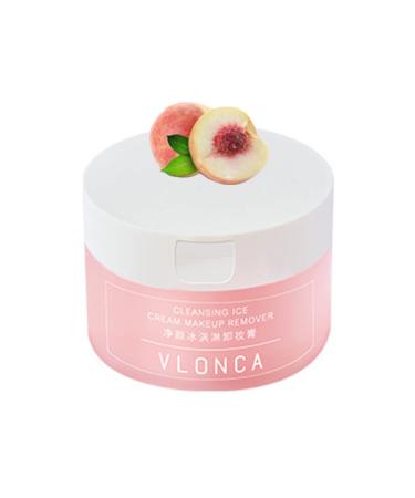 Cleansing balm make-up remover balm cleanser refreshing non-greasy deep cleaning pores three fragrances facial cleaning balm Suitable for all skin types 100ml (3#peach)