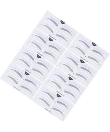 Ipetboom 2 Makeup Kits Eyebrow Card Beauty Kit Eyebrow Makeup Tools Eyebrow Stickers Simple A607 Card - Buy Online on GoSupps.com