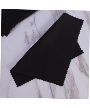 FOMIYES 100pcs Black Glasses Cleaning Cloth - 15x15cm Lens Clean Cloth for Smudge-Free Vision - Buy Online on GoSupps.com
