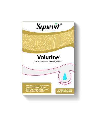 Volurine D-Mannose & Cranberry Complex for Urinary Tract Health | 30 Capsules