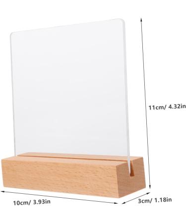 AOKWAWALIY Nail Display Board False Nail Board False Nail Training Acrylic Nail Display Stand Small Acrylic Sign Holder Nail Art Display Board Fake Nails Storage Box Manicure Wood - Buy Online on GoSupps.com