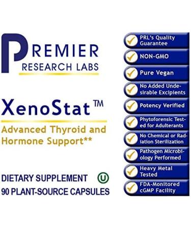 Premier Research XenoStat 90 Plant-Source Capsules - Advanced Thyroid Hormone Support - Buy Online on GoSupps.com