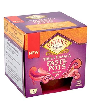Patak's Pataks Tikka Masala Pasta Pots Medium 2x70g Pack of 6