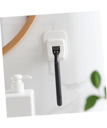 Osaladi 4-Piece Sticky Wall Hooks - Versatile Holder for Mains Plug Razor Shaving Racks & More | Durable Adhesive Hooks for Home & Travel - Buy Online on GoSupps.com