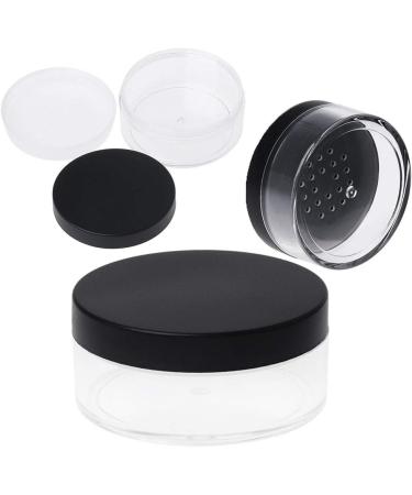JAGETRADE 50g Plastic Empty Loose Powder Tin with Sieve - Perfect Cosmetic Jar for Makeup Storage | Buy Internationally - Buy Online on GoSupps.com