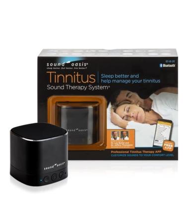 Sound Oasis Bluetooth Tinnitus Sound Therapy System Sleep Better Help Manage and Mask Tinnitus Tinnitus Relief Improves Sleep Includes 20 Built-in Made for Tinnitus Sounds - Buy Online on GoSupps.com