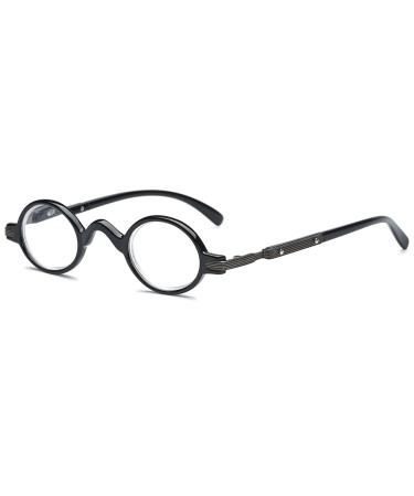 Vevesmundo reading glasses men women retro round classic full -rim glasses workplace glasses vintage clear reading aid visual aid glasses with prescription 1 piece of black reading glasses 1.5 x - Buy Online on GoSupps.com