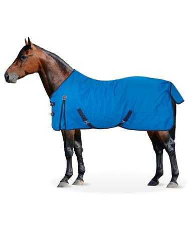 Equinate Rain Blanket Springfield Turnout Blanket with Fleece 145cm Cobalt Cobalt 145cm