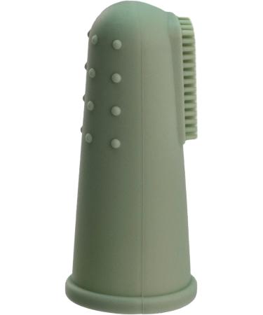 Buy Babyzoco Silicone Finger Toothbrush for Babies | Soothe Gums | 0-2 Years | Unisex | Green - Buy Online on GoSupps.com