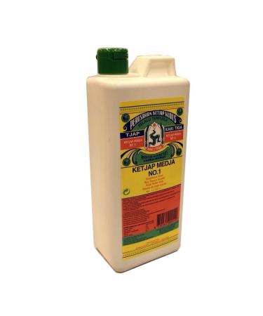 Kaki Tiga Ketjap Medja No.1 Bidon de 1000 ml (sauce de soja sucr e)