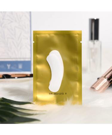 Lunamoon 50 Pairs Eye Pads for Eyelash Extensions | Boat Shape Under Eye Pads & Patches | Mini Golden Accessories - Buy Online on GoSupps.com