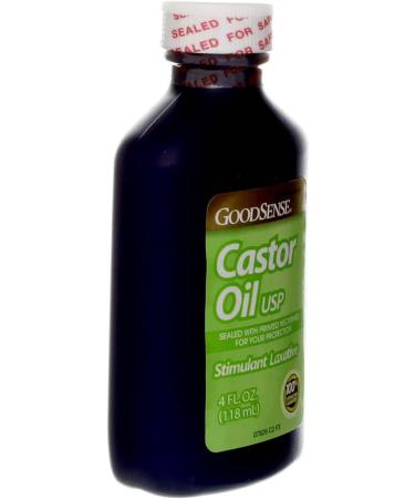 Buy GoodSense Castor Oil 4 fl oz - Pure & Natural for Health Benefits | International Shipping Available - Buy Online on GoSupps.com