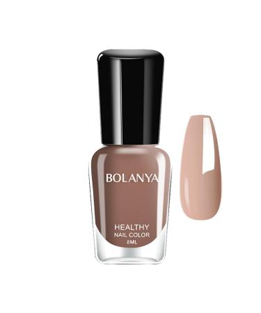 Peel Off Nail Polish - Nude Color Nail Varnish Quick Dry Type Gel Nail Polish with Non Toxic Water Based Formula Nail Paint 10ml Nail Gel Polish for DIY at Home Teens Kids Women B142-Nude