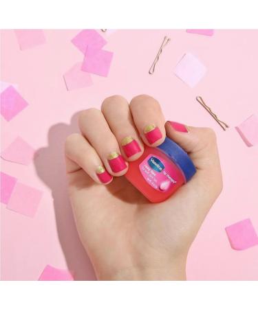Vaseline Rosy Lips Lip Therapy Mini 6-Pack - Petroleum Jelly with Light Rose Fragrance and Sheer Pink Tint - Advanced Moisture for Soft Lips - Buy Online on GoSupps.com