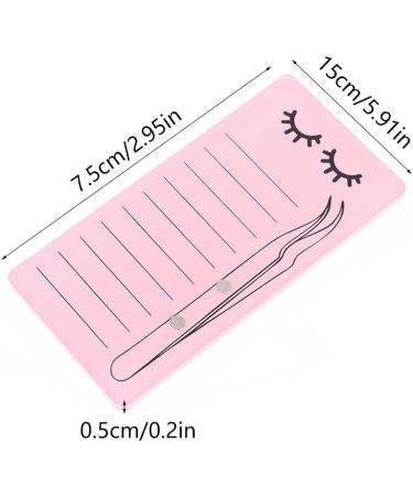 Magnetic Eyelash Board Eyelash Display Boards Lashes Tool Lash Tools For Eyelash Extensions Lash Extension Tools False Eyelashes Magnetic Clear Eyelash Crystal Extend Acrylic Board - Buy Online on GoSupps.com