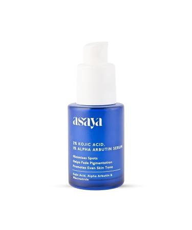 As.a.ya. 2% Kojic Acid 1% Alpha Arbutin Serum Minimizes Spots Helps Fade Pigmentation 30ml - Buy Online on GoSupps.com