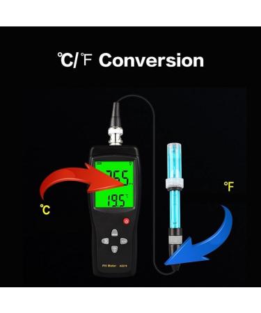 PH Meter Smart Sensor AS218 Digital Range 0.00 14.00pH Soil PH Tester Water PH Acidity Meter LCD Display Liquid - Buy Online on GoSupps.com