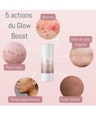 Natural Lab GLOW BOOST anti-blemish facial serum with AHA fruit acids - Anti-blemish eliminates blackheads tightens enlarged pores and smoothes the skin. Excellent facial care. - Buy Online on GoSupps.com