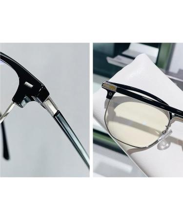 Trendy Blue Light Blocking Reading Glasses | Anti Glare Flat Light Mirror +300 Presbyopic Glasses for Comfortable Reading - International Shipping - Buy Online on GoSupps.com
