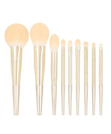 Makeup Brush 9 Pieces Soft Make up Tools Non-irritating Synthetic Fiber Bristles with Cosmetic Bag Brush Sets