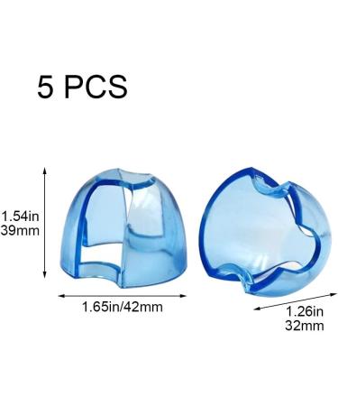 Wudaizhi 5pcs Dental Mouth Retractor Tube Expander - Blue Oral Care Tool for Clinics & Back Teeth International Shipping Available - Buy Online on GoSupps.com