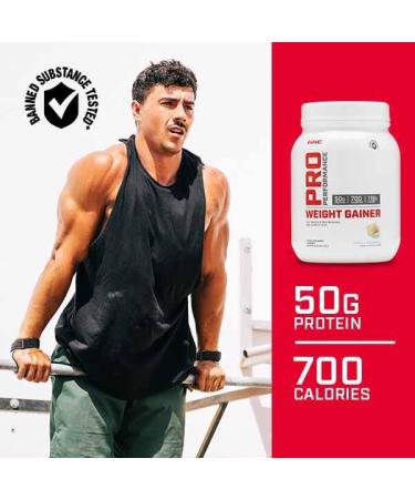 GNC Pro Performance Weight Gainer Protein Powder - Double Chocolate - 40 Oz. - Buy Online on GoSupps.com