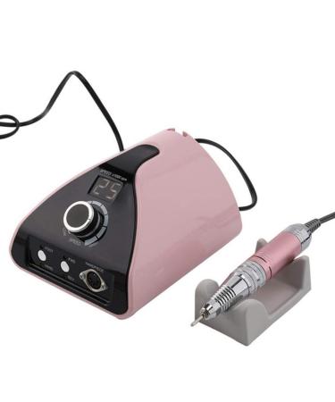 30000 RPM Efile Buffer Manicure Grinder Pedicure Tools for Acrylic Nails with Nail Drill Bits Set and Sanding Bands Nail Buffer Manicure Pink