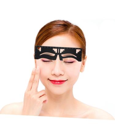  Angoily Angoily Elegant European Style Eyebrow Ruler Eyebrow Stencil for Makeup Beginners - Buy Online on GoSupps.com