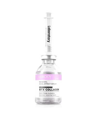 Lab Renewal Dual Effect Serum BTX Collagen - Hyaluronic Acid Serum - Face Serum that Enhances Skin Elasticity - With Marine Collagen - 1 oz