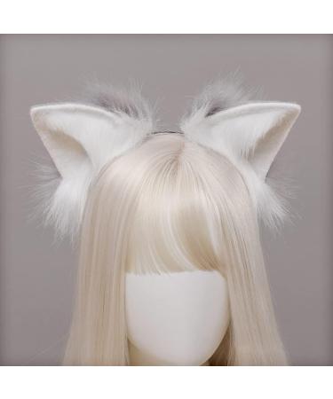 amangul Handmade ry Animal Ears Headbands Hair Hoop for Halloween Fancy Dress Cosplay Headpiece Party Supplies(Black) - Buy Online on GoSupps.com