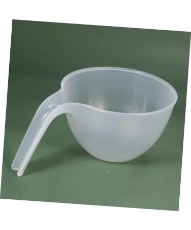 2pi ces Bol Simple Plastique Transparent Blanc Bol M langeur Sauce De Cuisson Pour Micro-ondes De Service Pour Salades Et Ap ritifs - Buy Online on GoSupps.com
