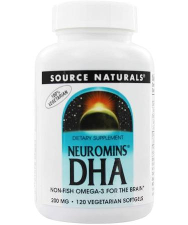Source Naturals Neuromins DHA 200 mg - 120 Vegetarian Softgels for Brain Health - Buy Online on GoSupps.com