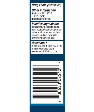 Naphcon-A Eye Drops Twin Pack 2 x 0.17 Fl Oz - Fast-Acting Allergy Relief - Buy Online on GoSupps.com
