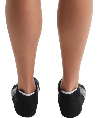 Icebreaker Women's Multisport Light Cushion Micro Socks - Black/Snow/Metro Heather | Comfortable & Durable Outdoor Socks - Buy Online on GoSupps.com