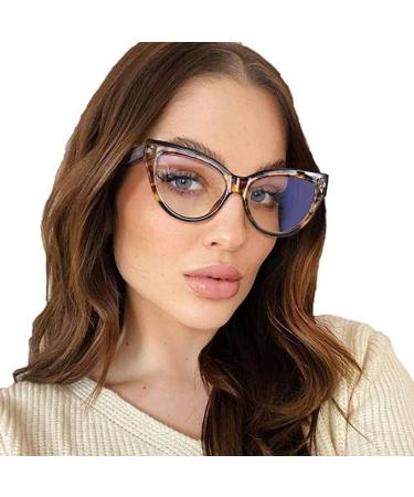 PARWANA Anti Eyestrain Cat-Eye Reading Glasses - Retro Computer Readers for Women | Presbyopic +0.00 Gray-Flowers - Buy Online on GoSupps.com