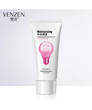 VENZEN Cleanser 60g - Moisturizing Rejuvenation Anti-Stains & Freckles Nourishing Gentle Skin with Sodium Hyaluronate - Buy Online on GoSupps.com