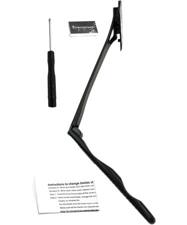 Back Razor with Long Handle - Manual Body Hair Cutter for Men | Extra Long Handle & Quick Trimming - Essential Hair Removal Tool - Buy Online on GoSupps.com