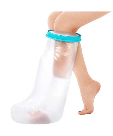Cast Covers for Shower Leg, Doact Waterproof Cast Cover for Leg, Adult Cast Cover to Keep Casts and Bandage Dry, Reusable Cast Protector for Broken Leg, Watertight Seal Cast Bag 24 Inch