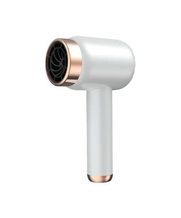 Menolana Portable Hair Dryer Cordless Charging Hair Dryer Setting Small Hair Care Quick Dry Hair Blower Blow Dryer for Indoor Travel white