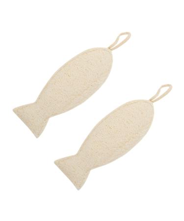 FRCOLOR 2pcs Loofah Bath Ball Loofah Back Scrubber Bath Scrubber for Rub Towel Loofa Luffa Loofah Brush Bath Scrubbing Towel Shower Pouf Cartoon Bath Products Cotton Child