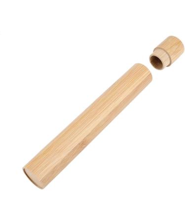 Portable Bamboo Toothbrush Holder for Travel, Camping & Home Use - Buy Online on GoSupps.com