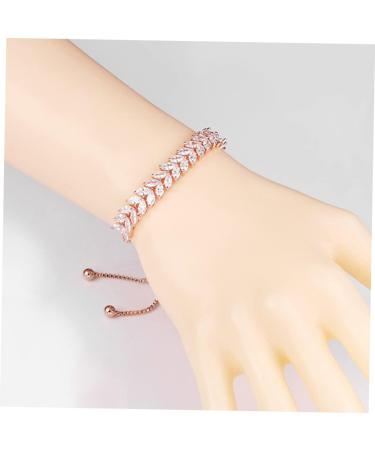 PACKOVE High-end Simple Bracelet Adjustable Bracelet Metal Bracelets Enamel Teakettle World Map Wall Clock Crystal Bracelet Tennis Wristband Bracelets for Girls Accessories Zircon Wedding - Buy Online on GoSupps.com