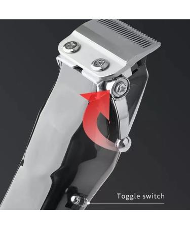 Professional Cordless Hair Clippers - Rechargeable Men s Hair Trimmer with Adjustable Cutting Lever & LCD Display | Best Barber Shop Tools - Buy Online on GoSupps.com
