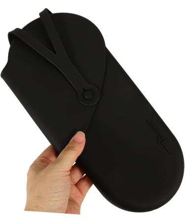 FOYTOKI 2pcs Curling Iron Storage Bag Hair Straightner Curling Wand Hair Rollers Black 29.50X13.50X2.00CM Black - Buy Online on GoSupps.com