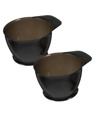 Ensemble De Bols De Teinture Pour Cheveux 2 Pi ces Base Antid rapante Plastique Robuste Usage Salon Et Maison Rep res De Mesure Pour M lange Pr cis Coloration Capillaire
